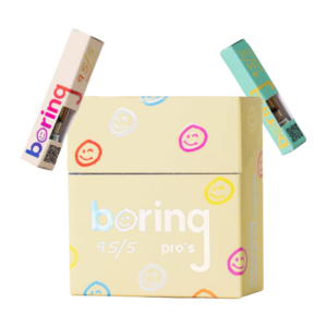 1.1g Boring Premium Distillate Carts | Berry Gelato | Indica Dominant