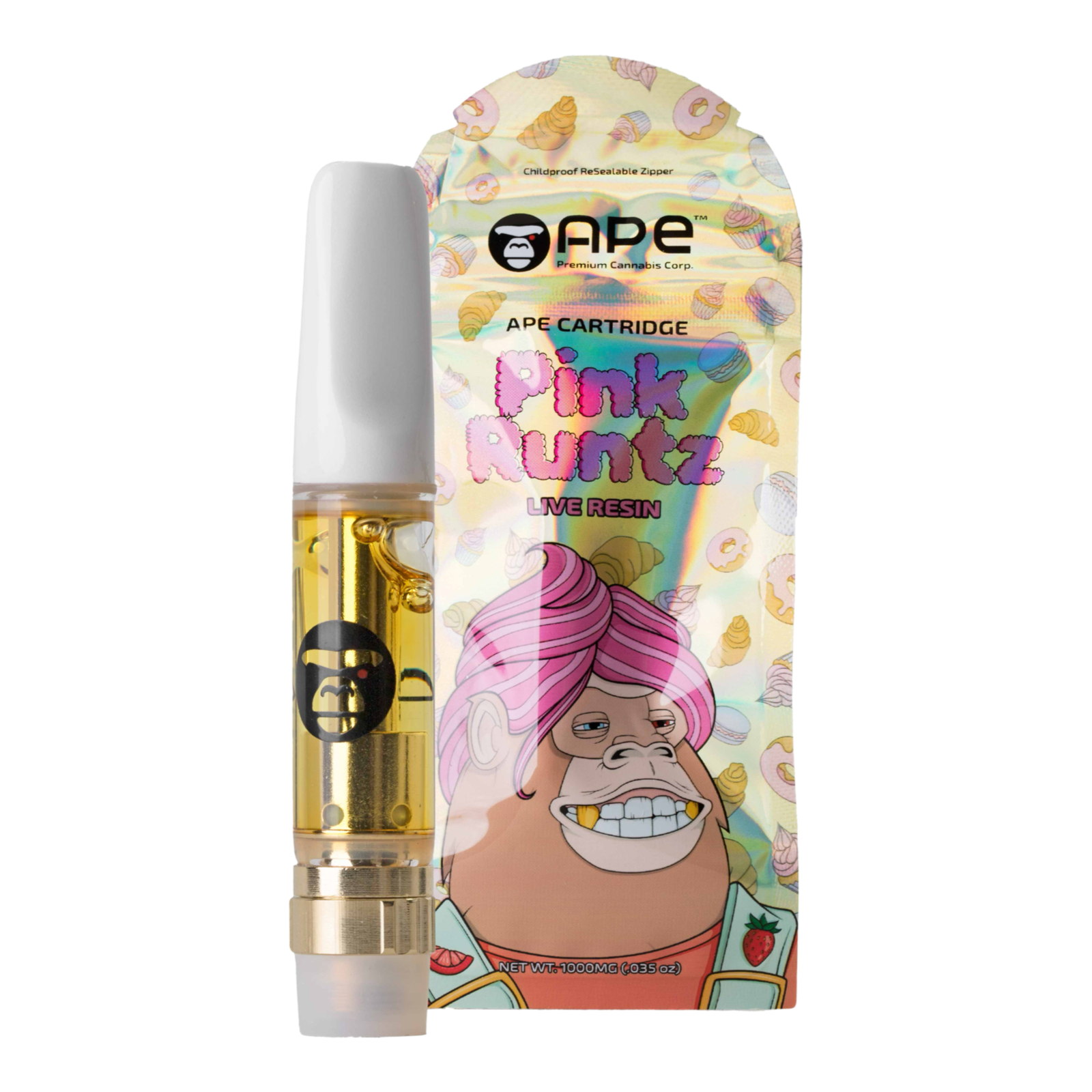 1G Live Resin Cartridge | Pink Runtz | Hybrid