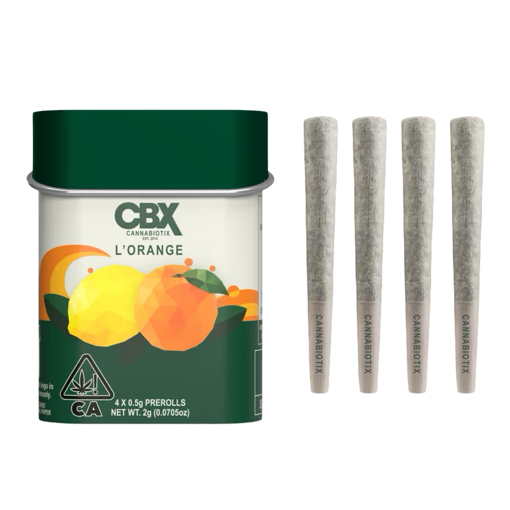 CBX | 4pk Pre-Rolls | L’Orange